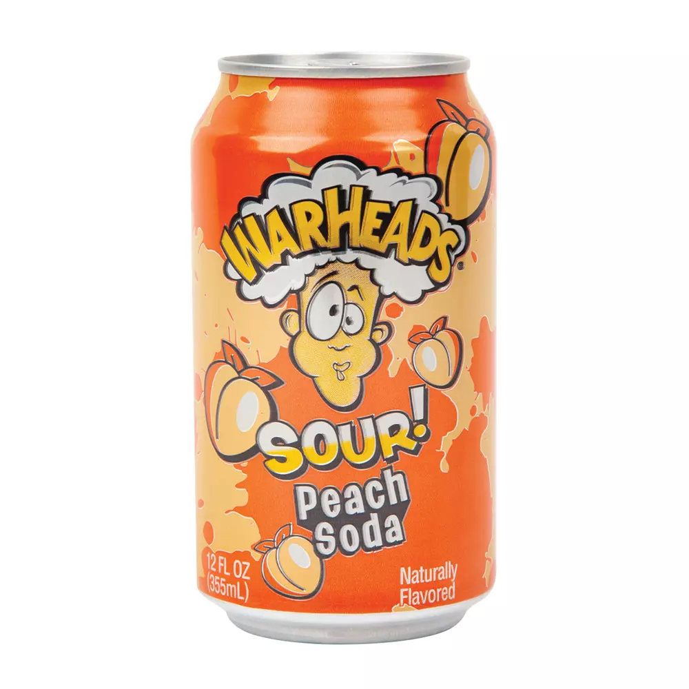 WARHEADS SOUR PEACH SODA 330 ML