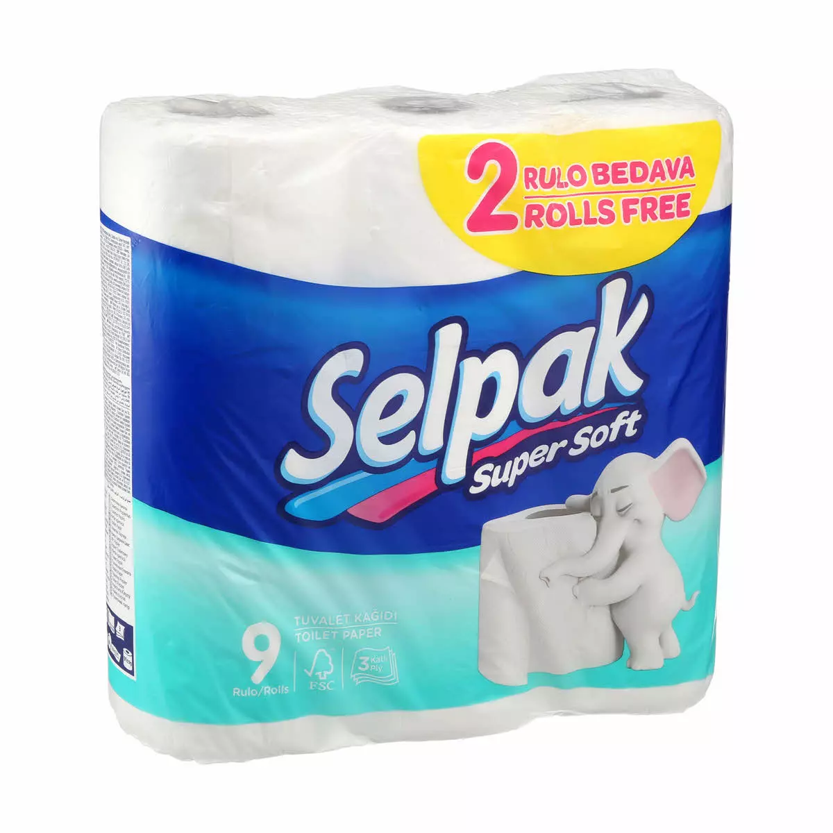SELPAK TOILET PAPER *7 + 2 FREE