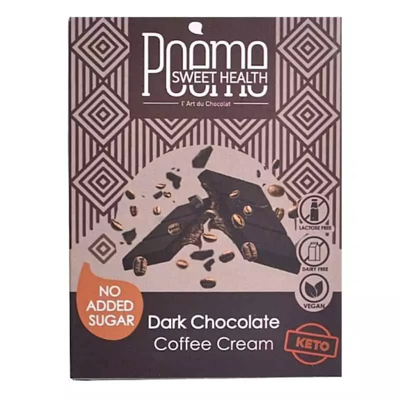 POEME KETO DARK CHOCO COFFEE CREAM 55G 