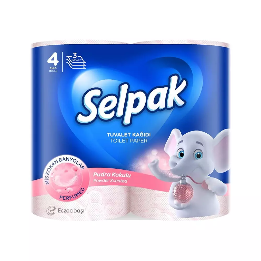 SELPAK SCENTED TOILET PAPER ROLL*4