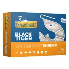 CAPTAIN FISHER RAW SHRIMP TAIL ON 13/15 1KG