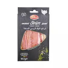 VOLYS SMOKED BACON TURKEY STRIPS