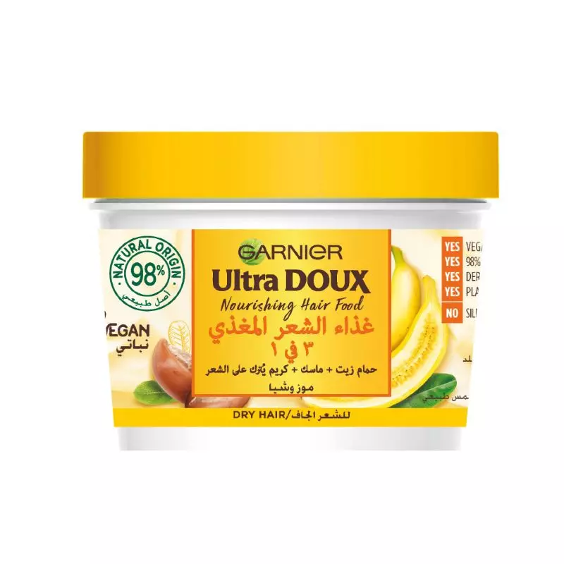 U DOUX HAIR FOOD MASK BANANA 390 ML