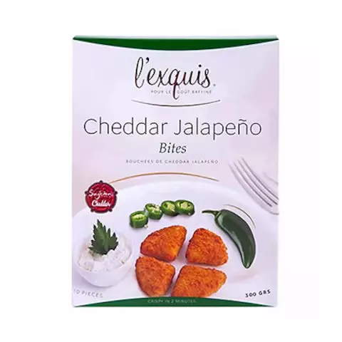 LEXQUIS CHEDDAR JALAPENO 300G