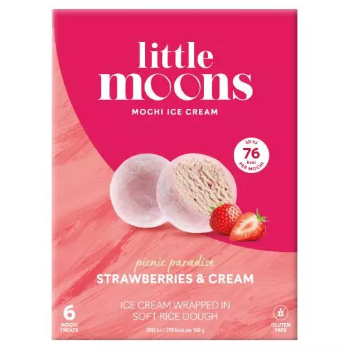 N LITTLE MOON MOCHI ICE CREAM STRAWBERRY *6 