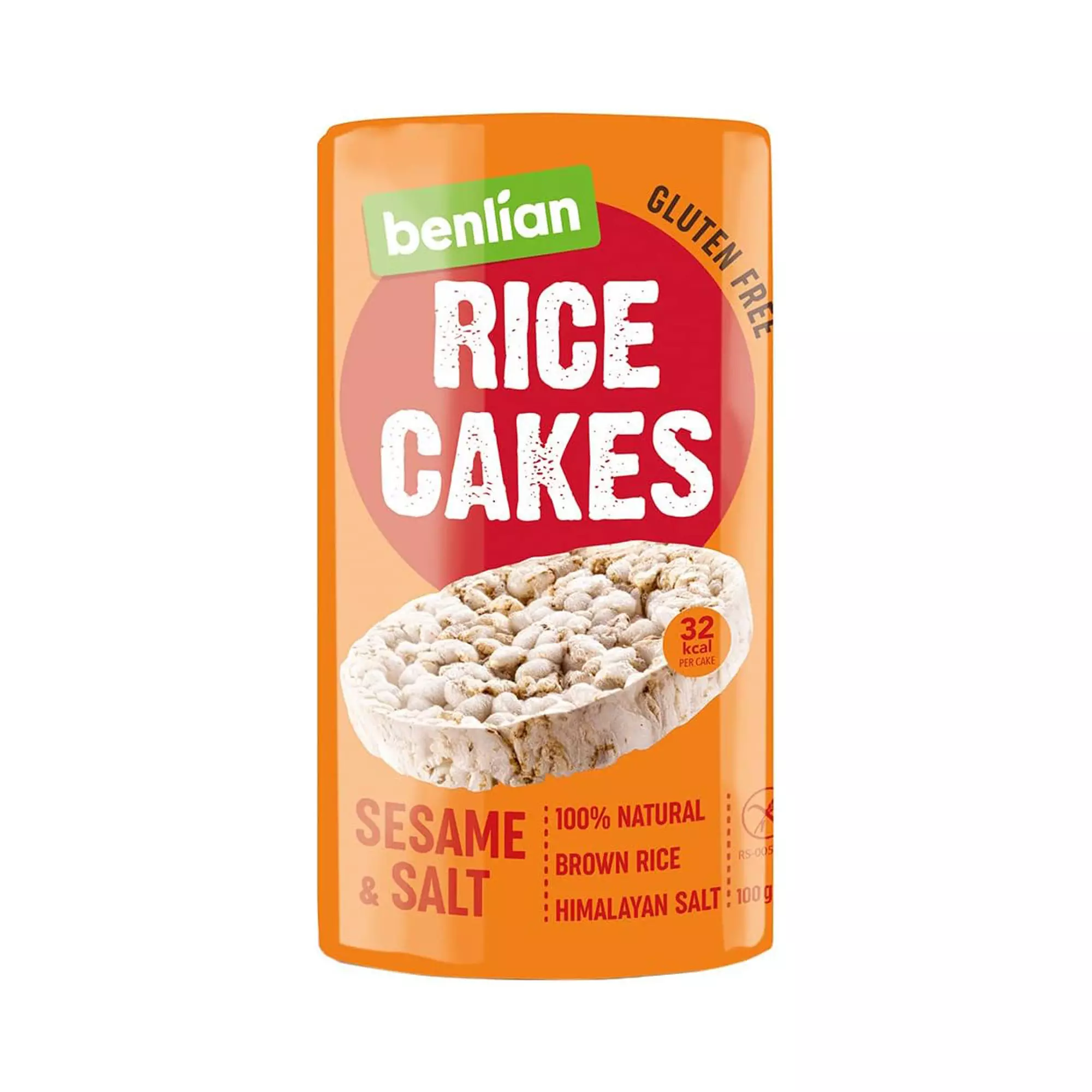 BENLIAN RICE CAKES SESAME & SALT 100G  