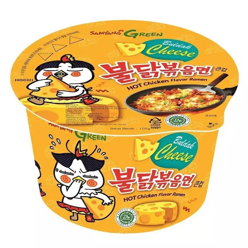 SAMYANG KOREAN NOODLES CHEESE 105G   