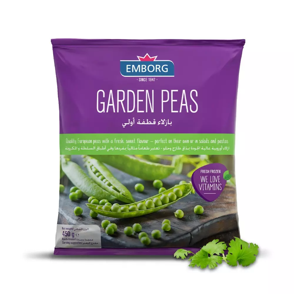 EMBORG GARDEN PEAS 450 G
