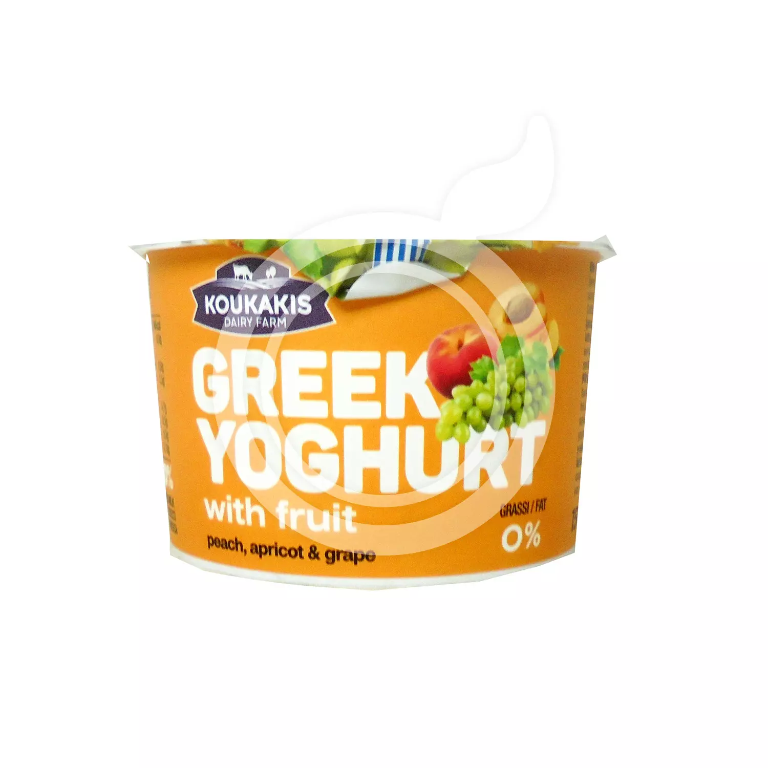 KOUKAKIS GREEK YOGURT 0% PEACH 150G