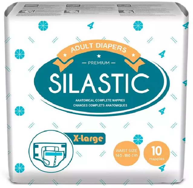 SILASTIQUE ADULT DIAPERS XL *10 