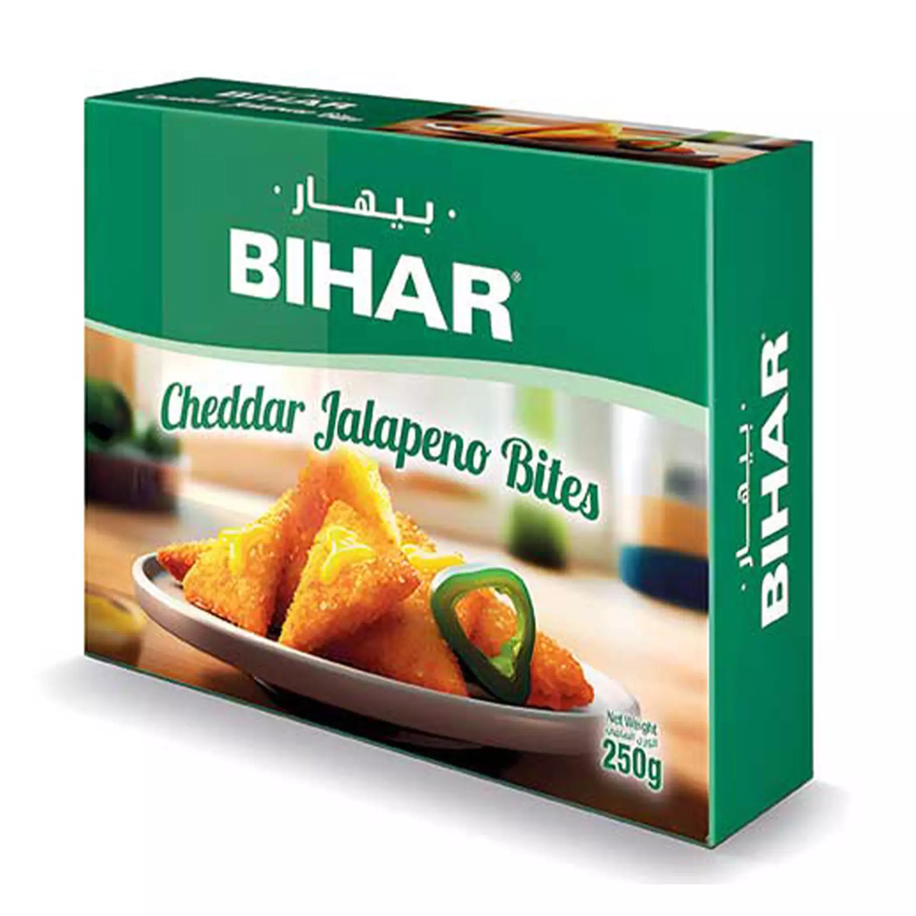 BIHAR CHEDDAR JALAPENO BITES 250G