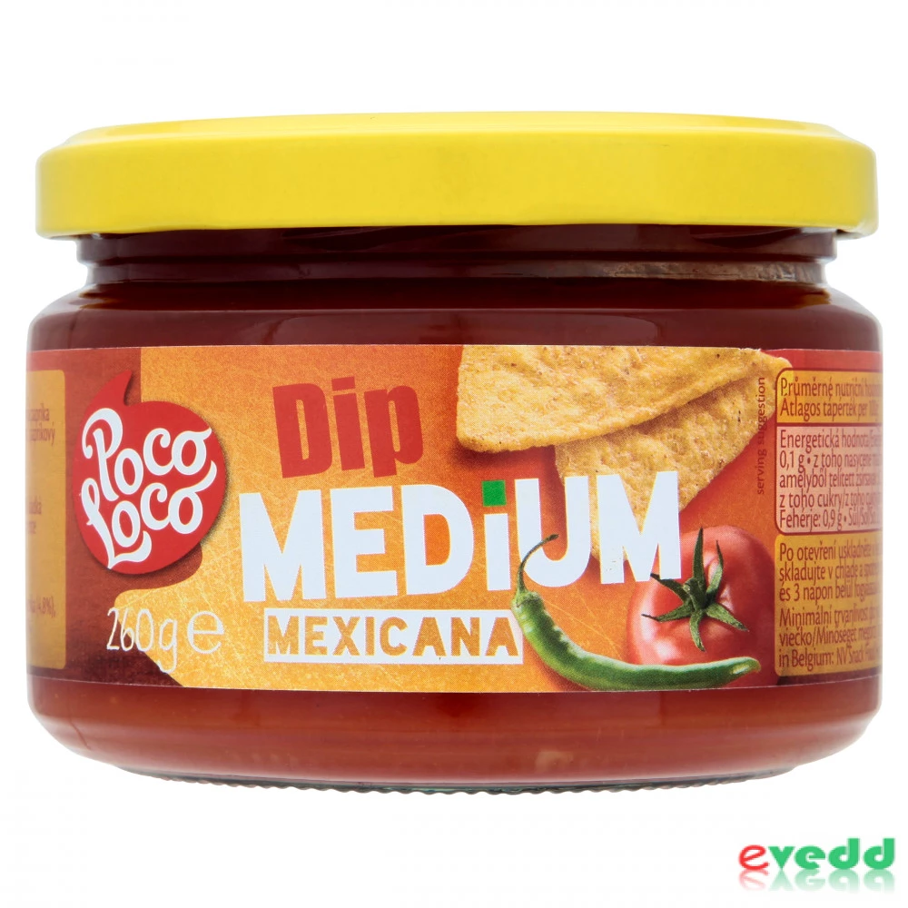 POCO LOCO MEDIUM SALSA JAR 260G  