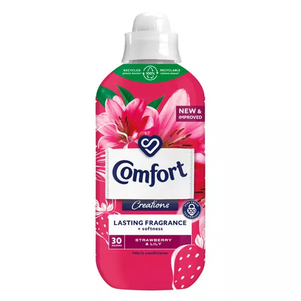 COMFORT FABRIC CONDITIONER STRAWBERRY&LILY 900 ML
