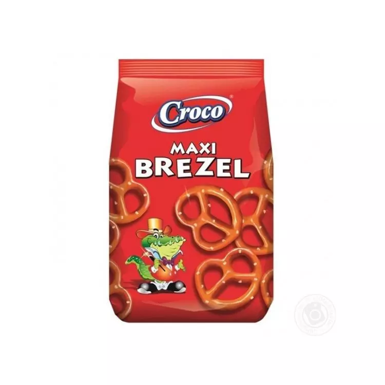 CROCO MAXI BREZEL SALT 100G  