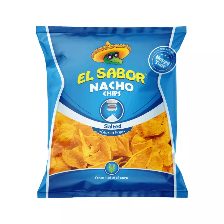 NACHO SALTED PARTY SIZE GLUTEN FREE*225G