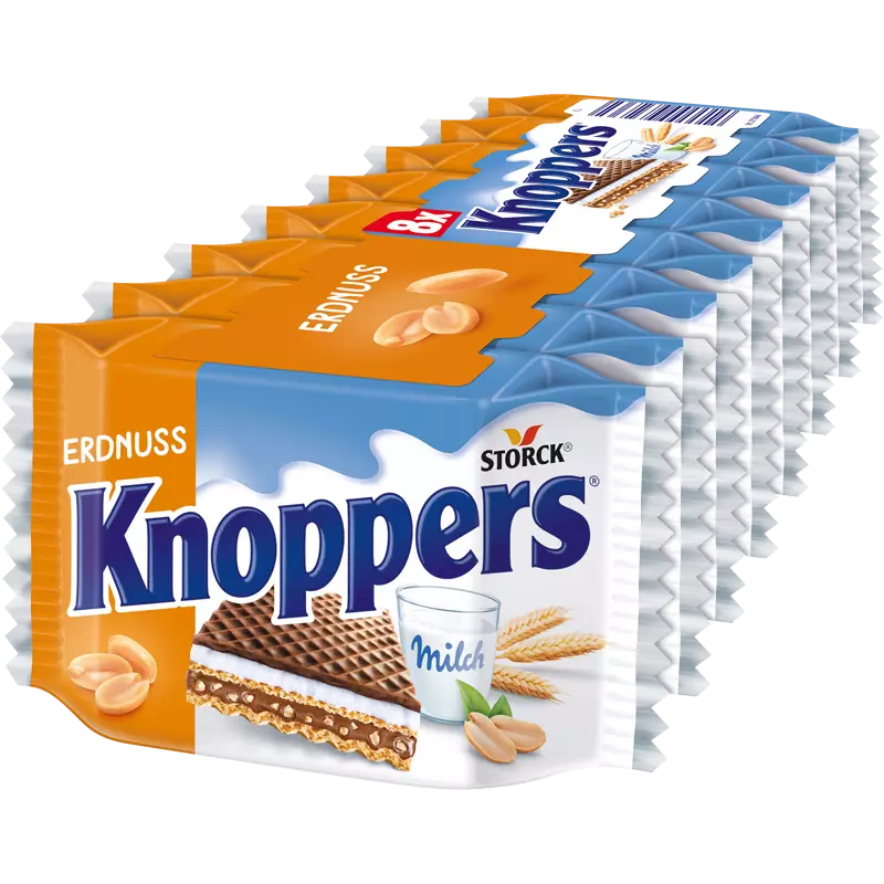 STORCK KNOPPERS MILK 25G*8 OFFER 