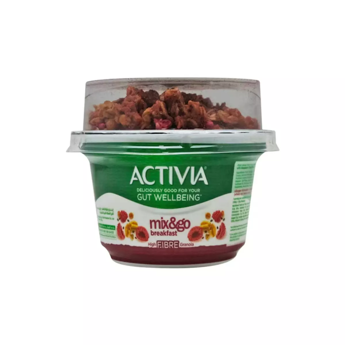 ACTIVIA MIX & GO BREAKFAST RASPB CHIA GRANOLA170G
