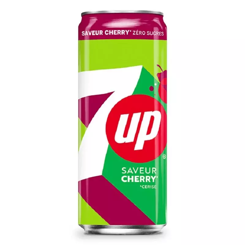 7UP CHERRY ZERO SUGAR 330ML 