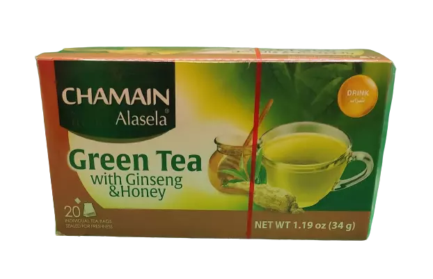 CHAMAIN GREEN TEA WITH GINSENG & HONEY 34 G