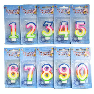 BIRTHDAY CANDLE _ NUMBERS