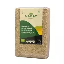 NABAT ORGANIC LONG GRAIN BROWN RICE 1 KG
