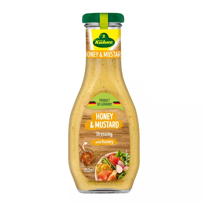 KUHNE HONEY MUSTARD DRESSING WITH HONEY 250ML 
