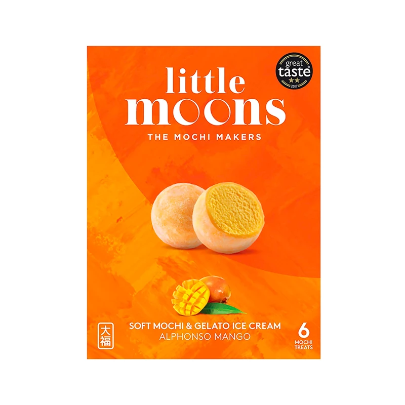 N LITTLE MOONS MOCHI ICE CREAM ALPHONSO MANGO*6 