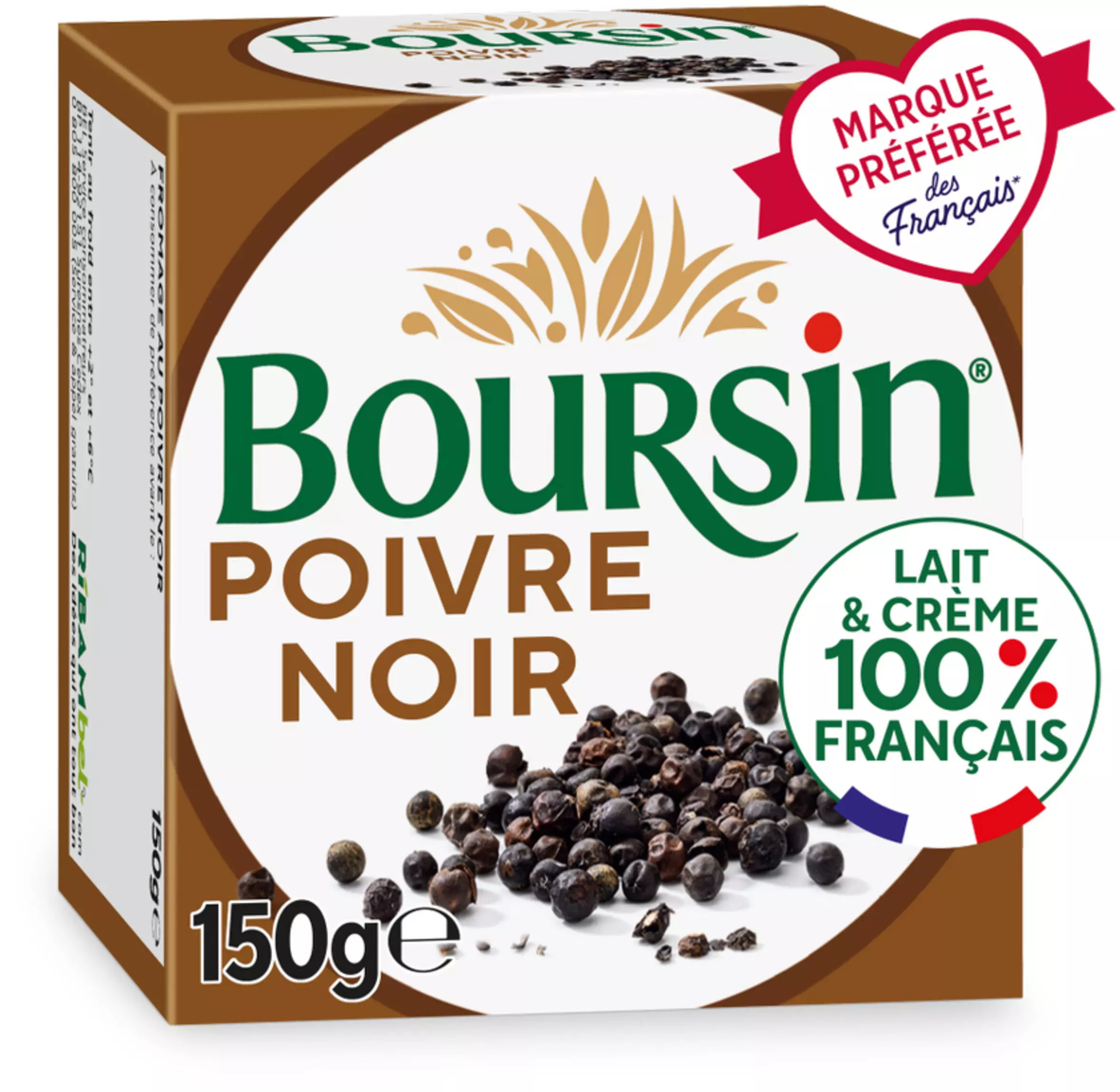 BOURSIN POIVRE 150G 