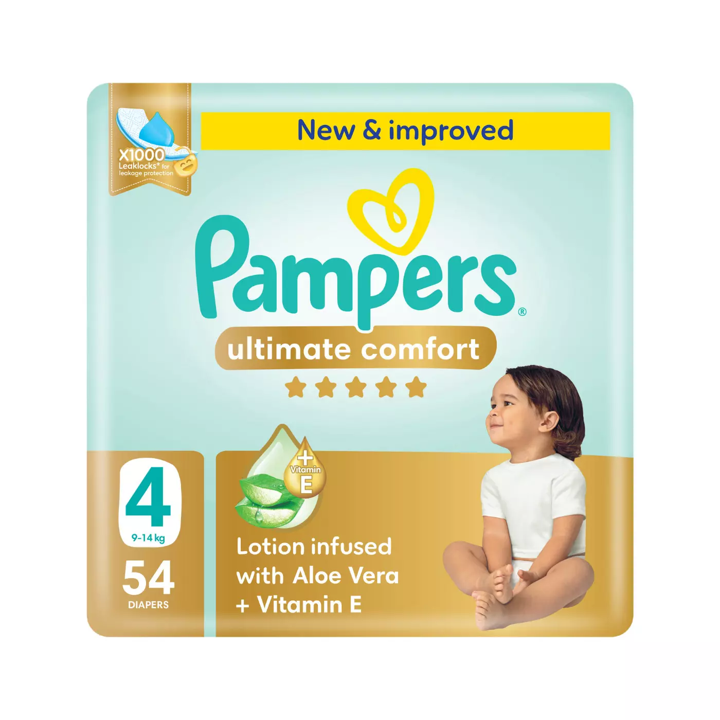 PAMPERS DIAPERS *54 #4 9_14 KG