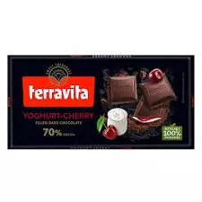 DARK CHOCOLATE 70% WITH CHERRY 100G