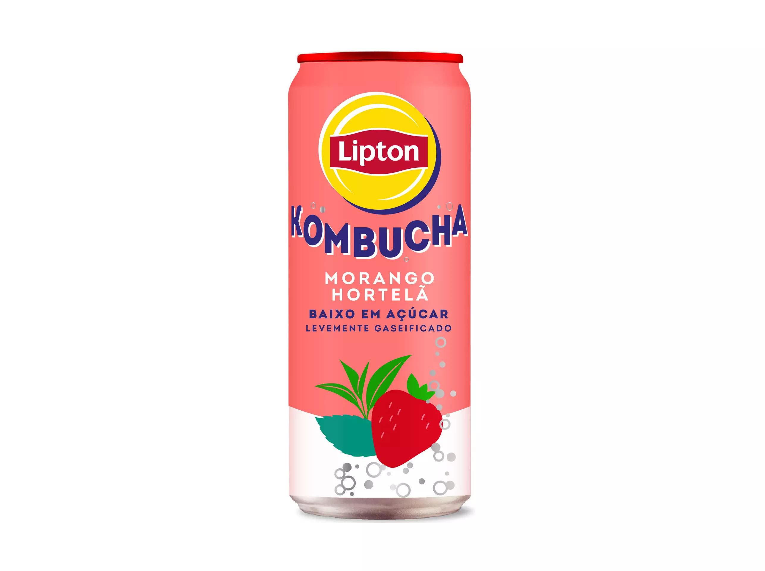 LIPTON KOMBUCHA STRAWBERRY MINT 330 ML