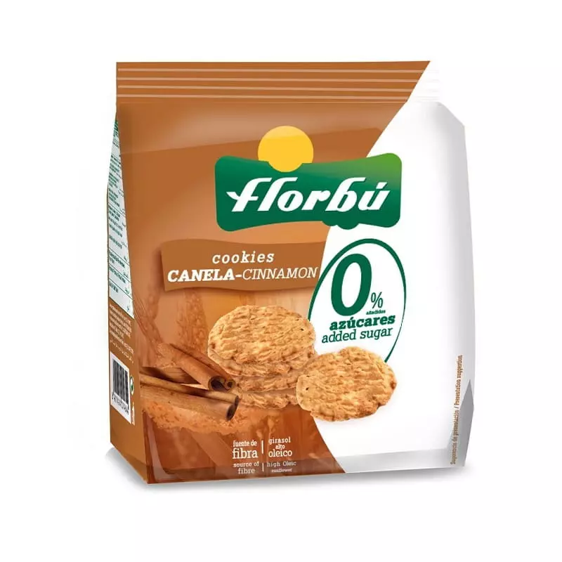 FLORBU MINI COOKIES CINNAMON SF 130G