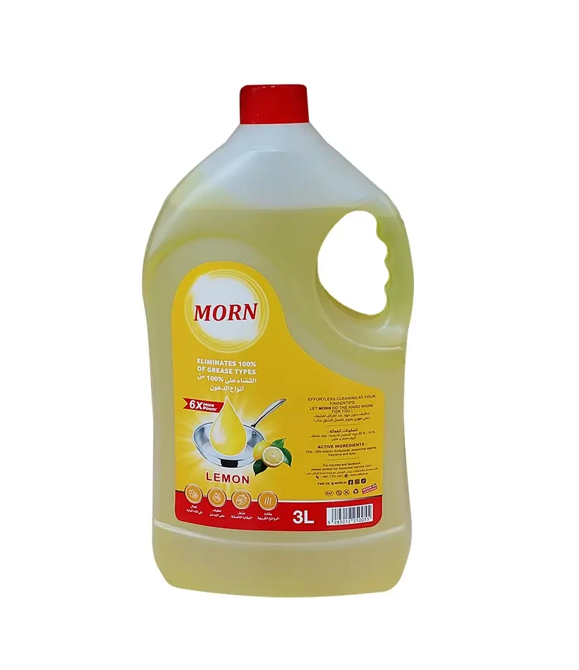 MORN DISHWASHING LIQUID 3L LEMON 