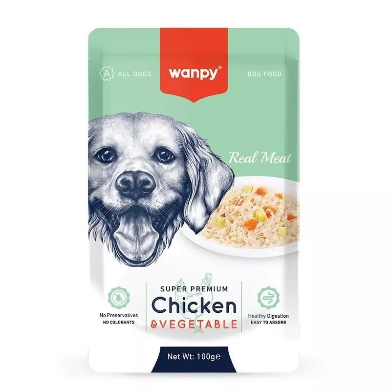 WANPY CHICKEN&VEGETABLE FOR DOG 100 G