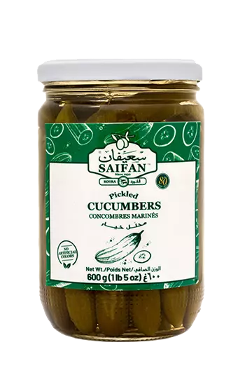 SAIFAN PICKLED CUCUMBERS 600 G