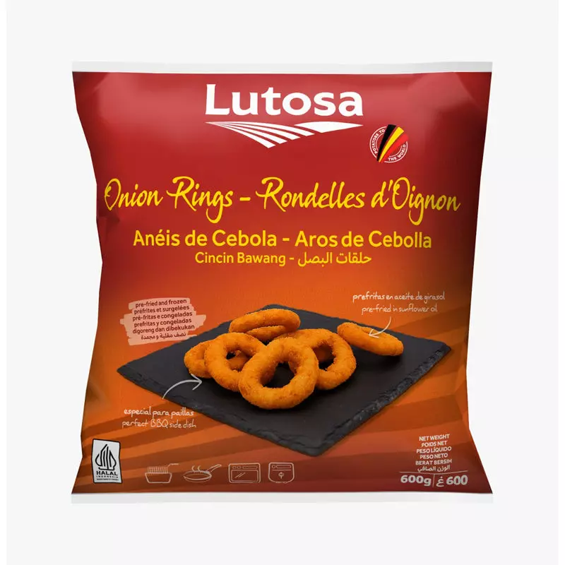 LUTOSA ONION RINGS 600 G
