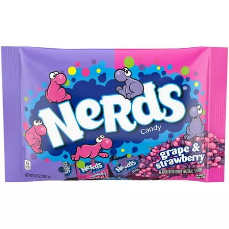 NERDS GRAPE STRAWBERRY BAG 340G
