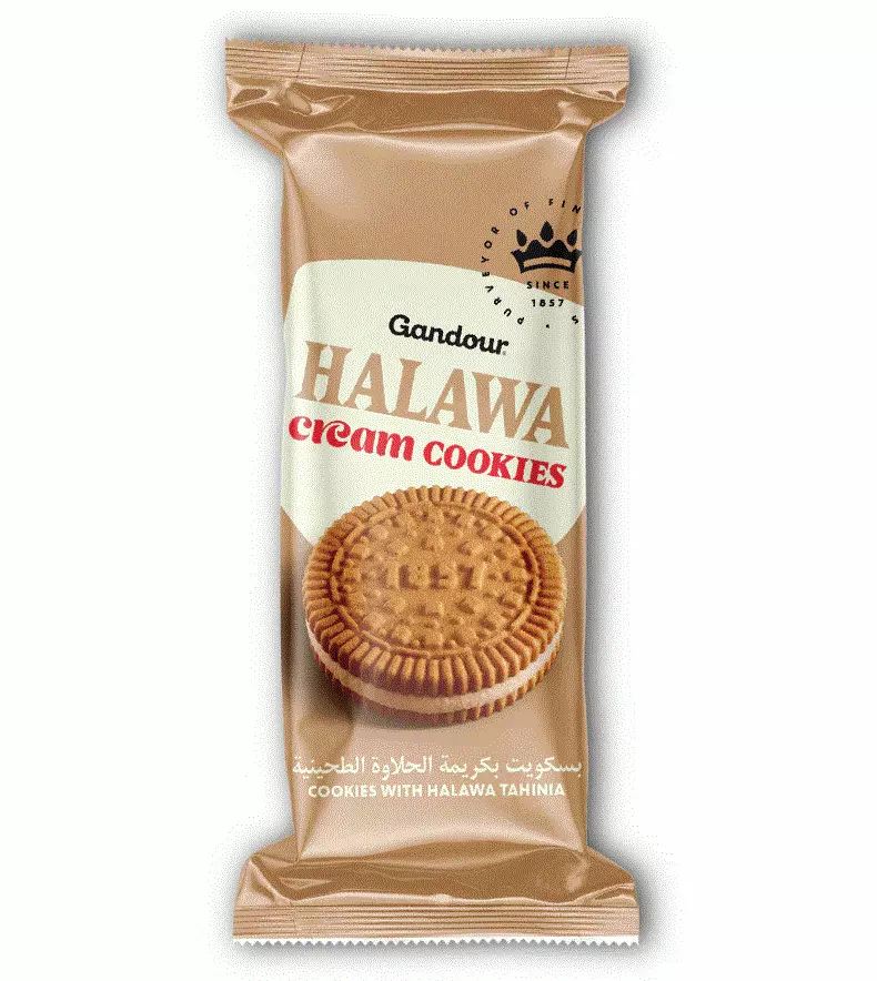 GANDOUR HALAWA CREAM COOKIES *4 38 G