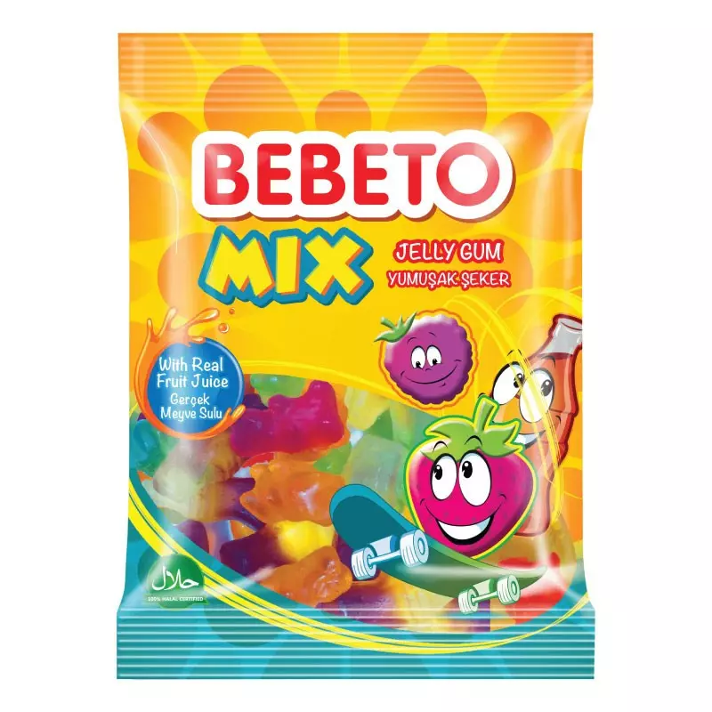 بيبيتو ميكس جلي غوم 80غ 