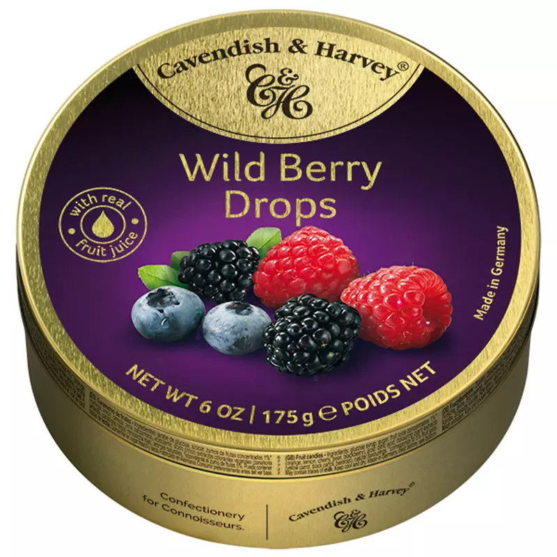 CAVENDISH DROPS WILDBERRY 175G 