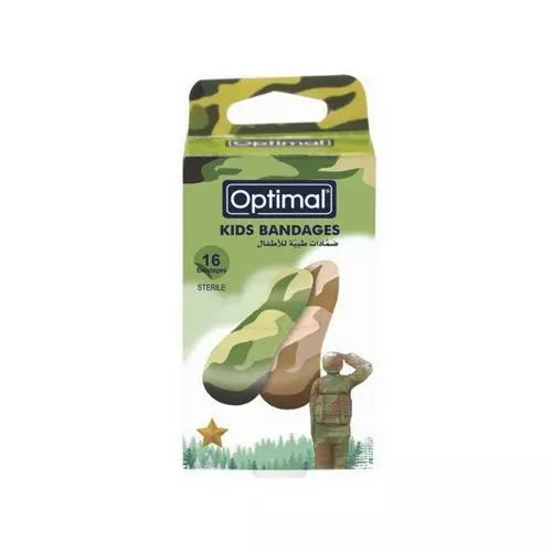 OPTIMAL KIDS BANDAGES MILITARY *16
