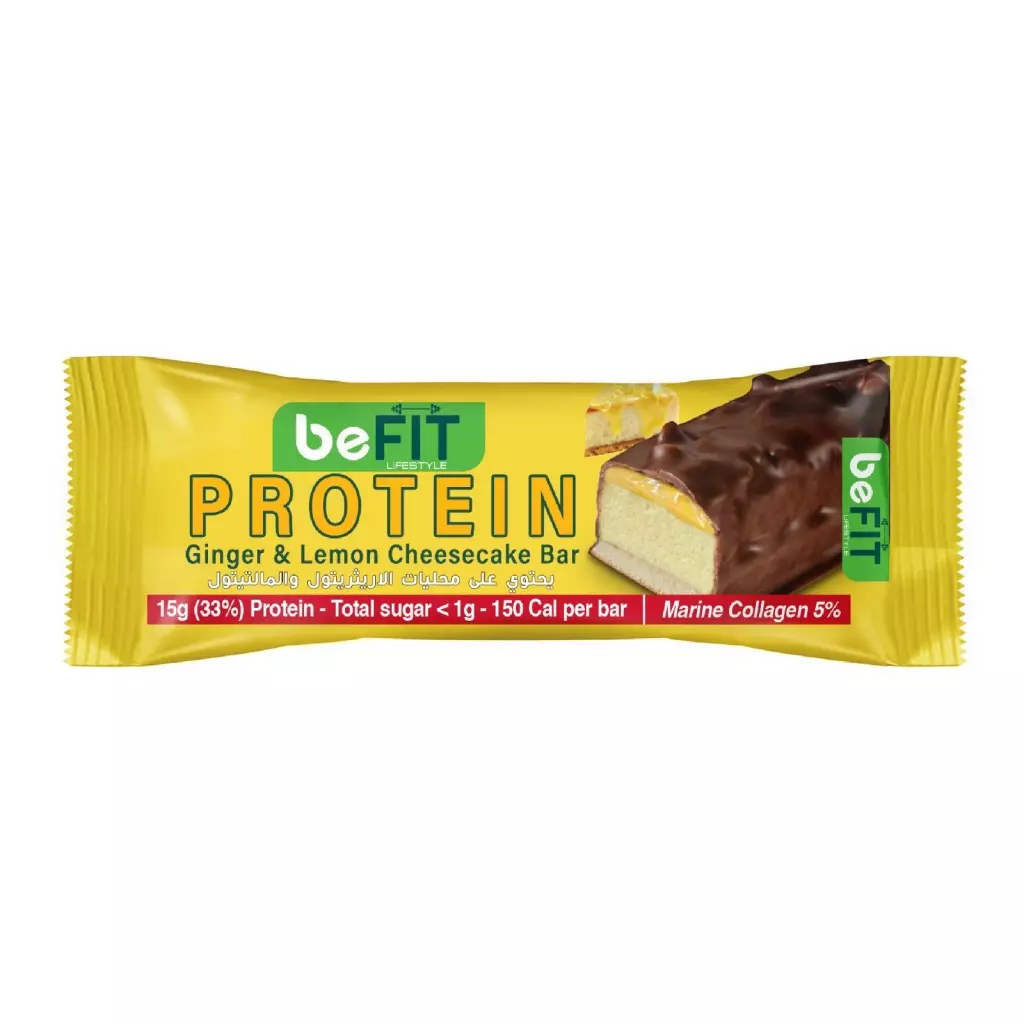BE FIT PROTEIN GINGER&LEMON CHEESECAKE BAR 45 G