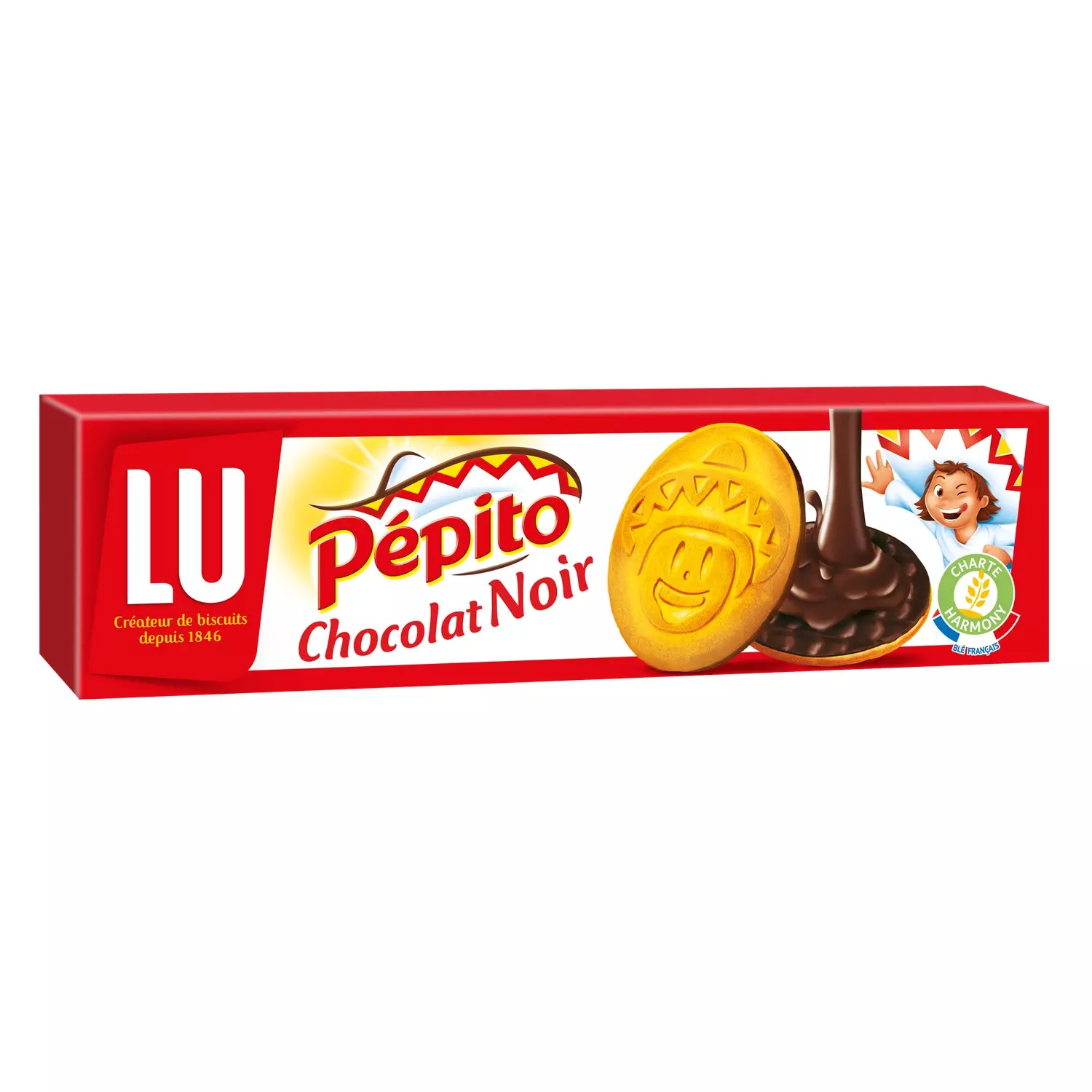 LU PEPITO CHOCOLAT NOIR 192G 