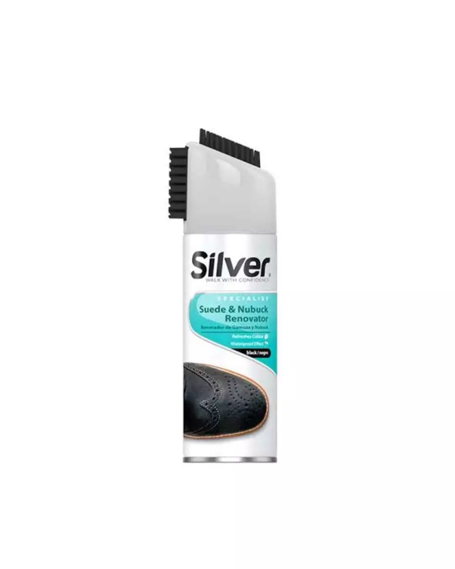 SILVER SUEDE & NUBUCK RENOVATOR BLACK 200 ML
