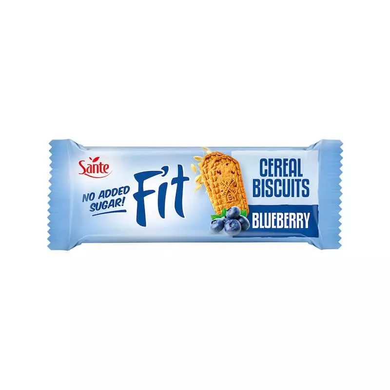 SANTE FIT CEREAL BISCUIT BLUEBERRY 50G