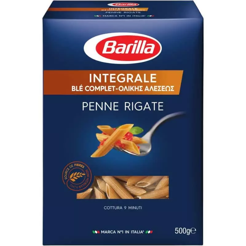 BARILLA PENNE RIGATE INTEGRALE 500G 