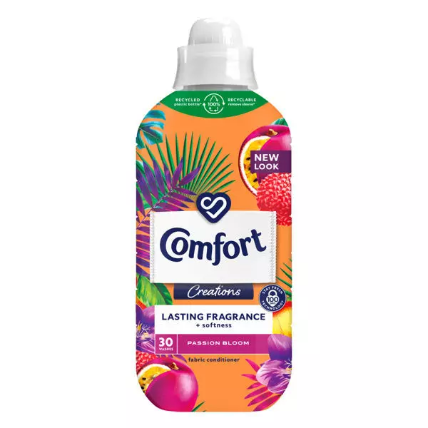 COMFORT FABRIC CONDITIONER PASSION BLOOM 900 ML