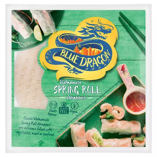 BLUE DRAGON SPRING ROLL WRAPPERS 134 G