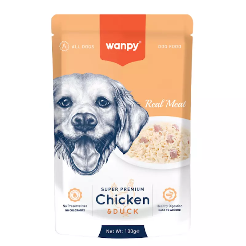 WANPY  CHICKEN&DUCK FOR DOG 100 G
