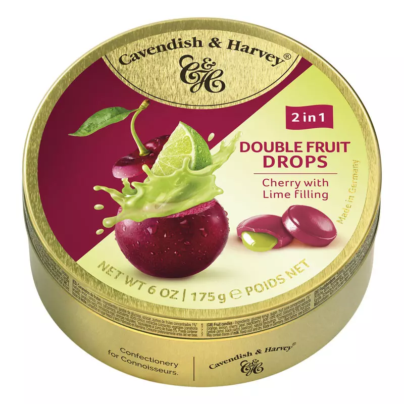 CAVENDISH DROPS CHERRY LIME 200G 
